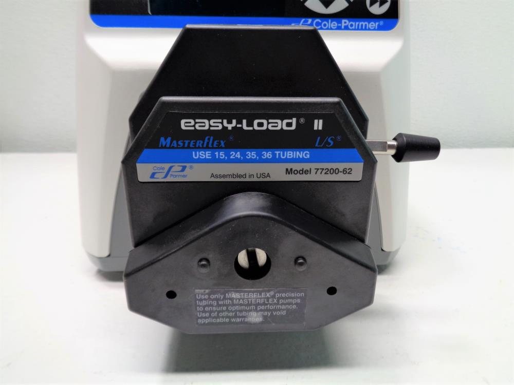 Cole Parmer Masterflex L/S Digital Drive 7551-00 w/ Easy-Load II Pump 77200-62
